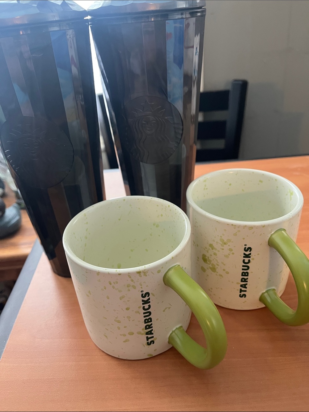 Starbucks tumblers and mugs